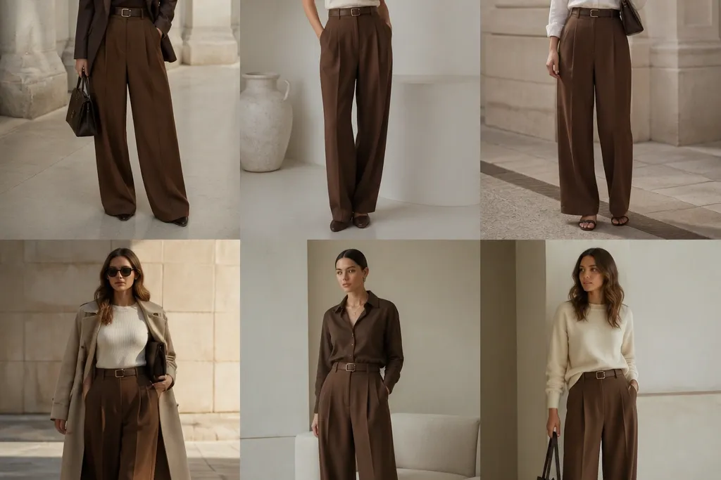 Aesthetic Brown Pants Outfit Ideas That Look Expensive